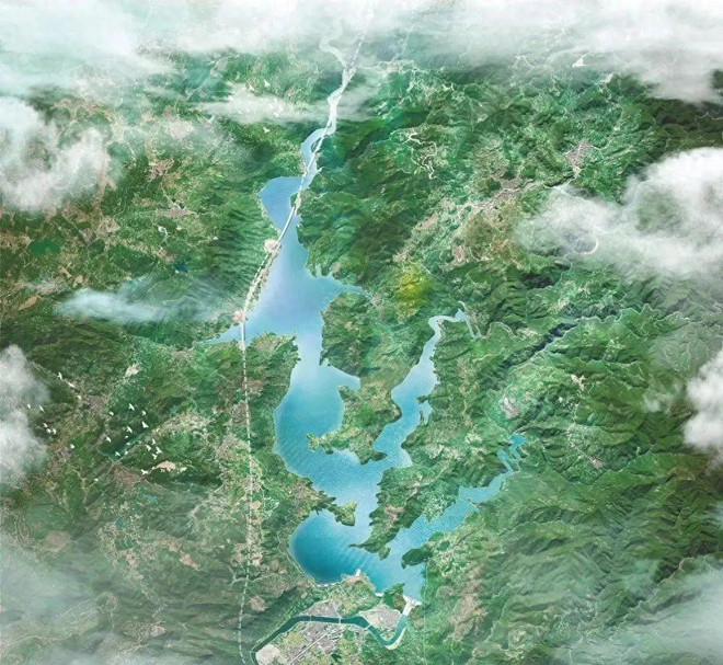 浙江镜岭水库工程输水管线示意图.jpg